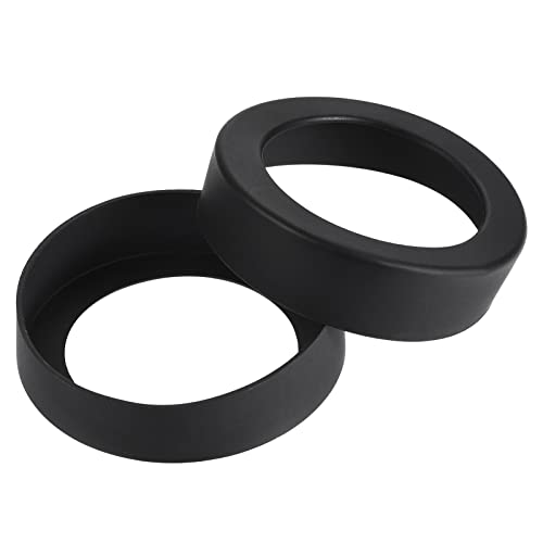 Sourcing Map Protège-bouteille silicone noir 67mm lot 4