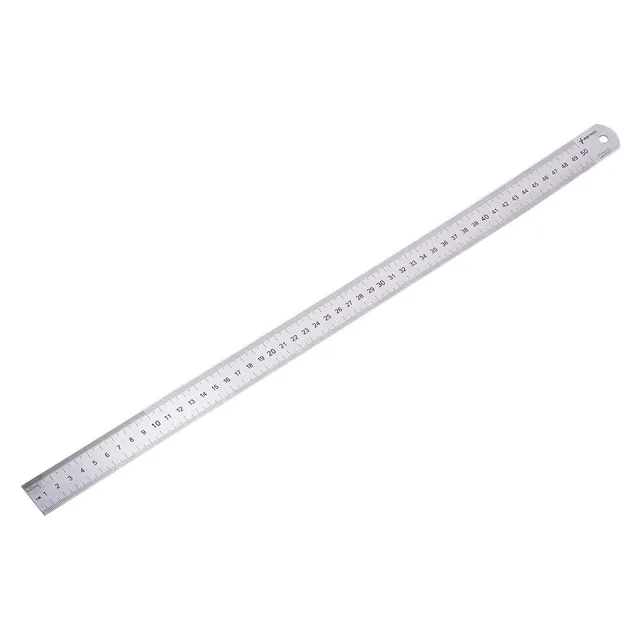 sourcing map règle inox 50 cm outil mesure trou suspension