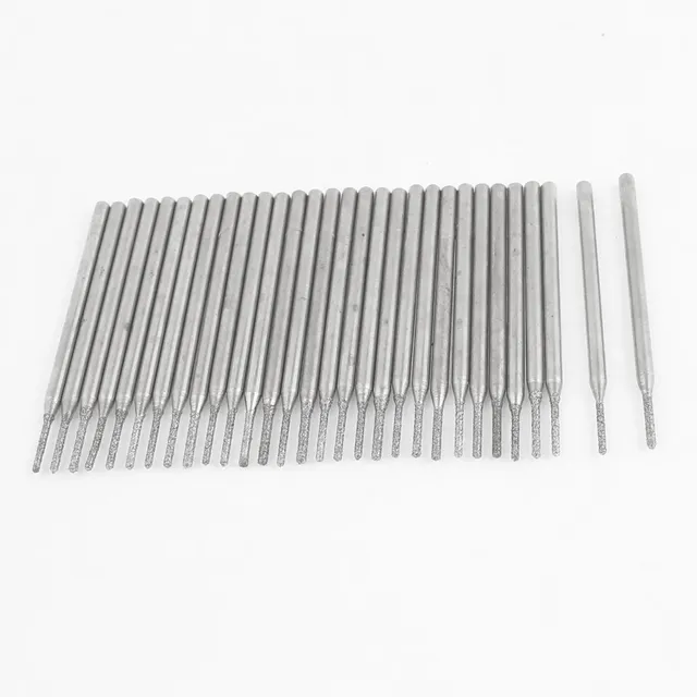 Sourcingmap Pointes diamant cylindriques 1 mm lot 30 tige 2,3 mm