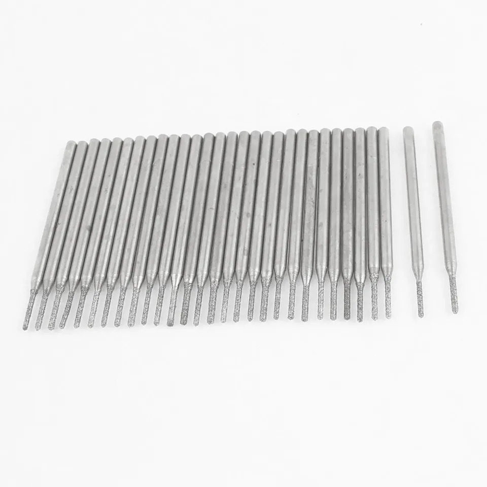 Sourcingmap Pointes diamant cylindriques 1 mm lot 30 tige 2,3 mm
