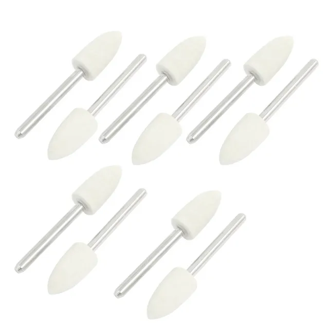 Sourcingmap Embout Polissage Feutre 8mm Lot de 10 Conique