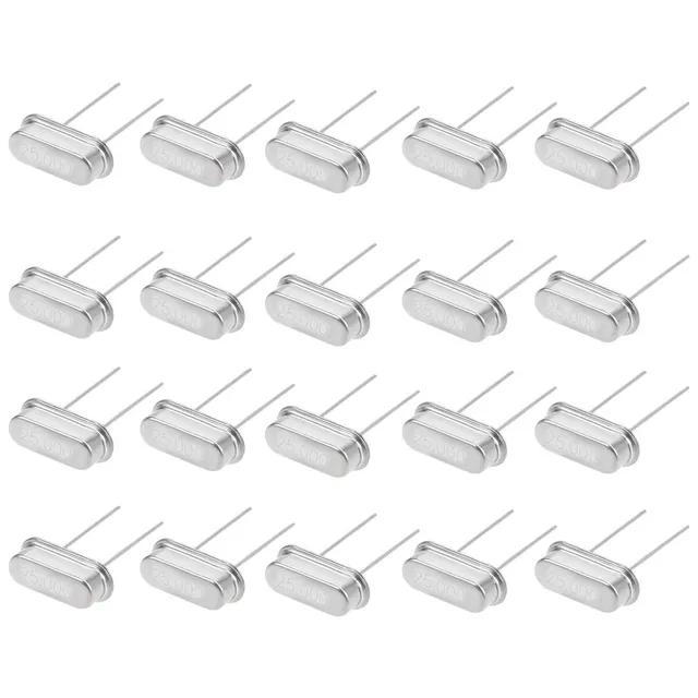 Sourcingmap HC-49S Oscillateur Quartz 25 MHz DIP 2 Broches