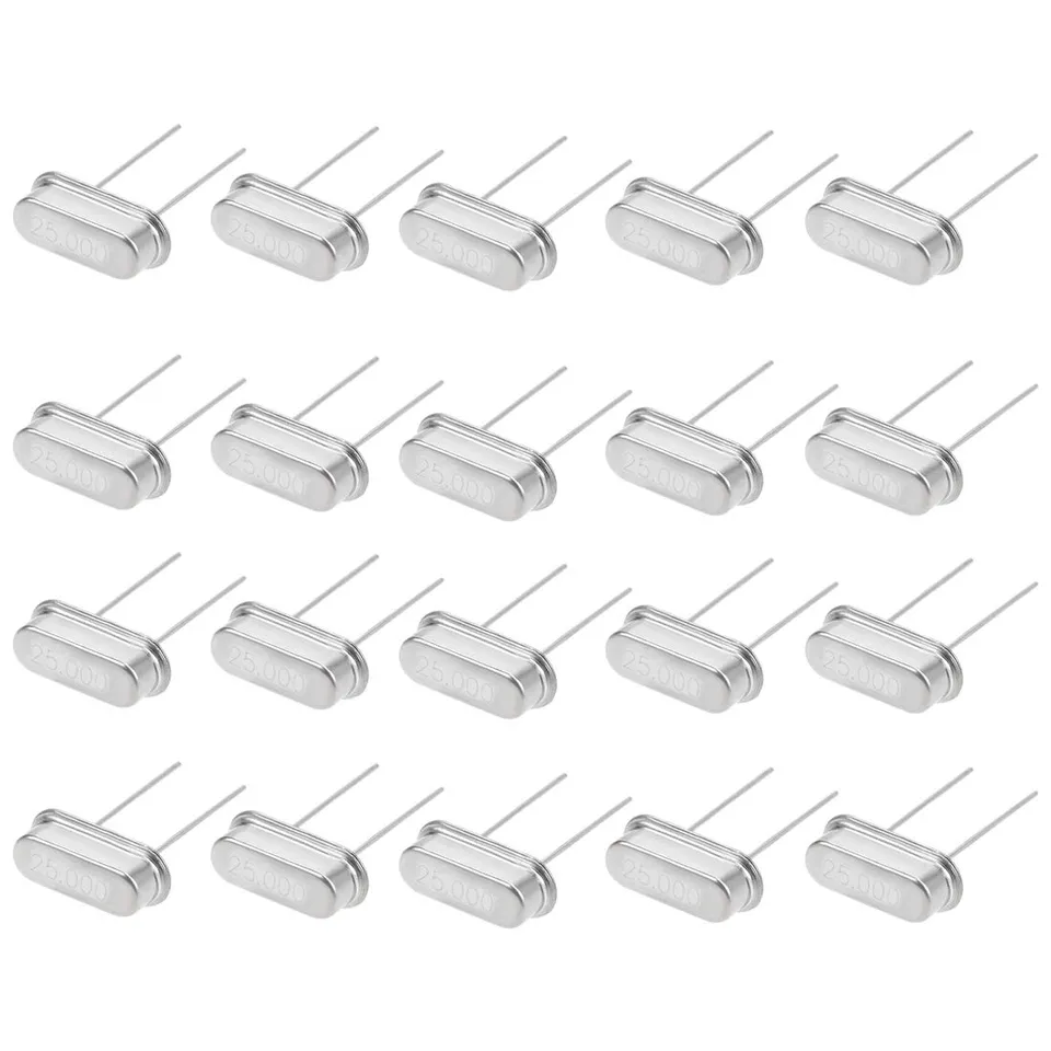 Sourcingmap HC-49S Oscillateur Quartz 25 MHz DIP 2 Broches