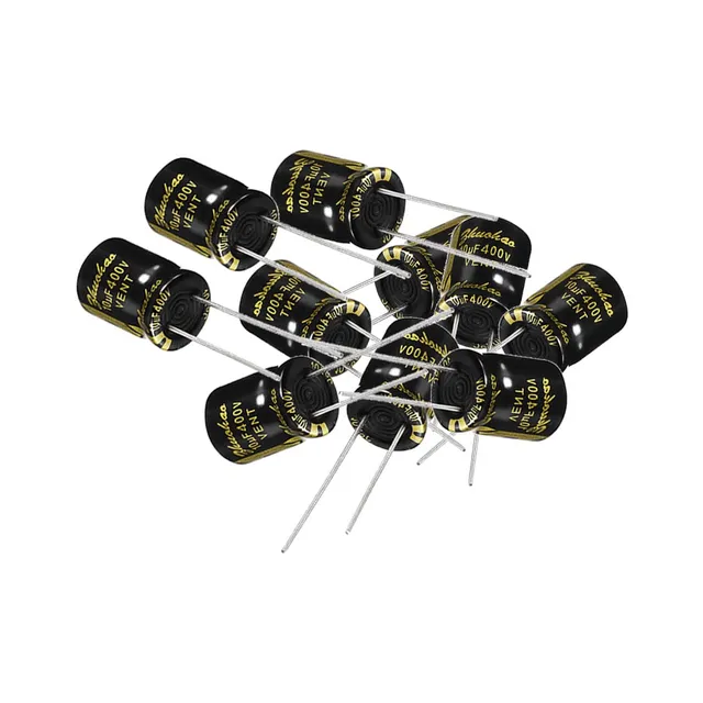 sourcing map 10uF 400V condensateur électrolytique 10x13mm lot 10