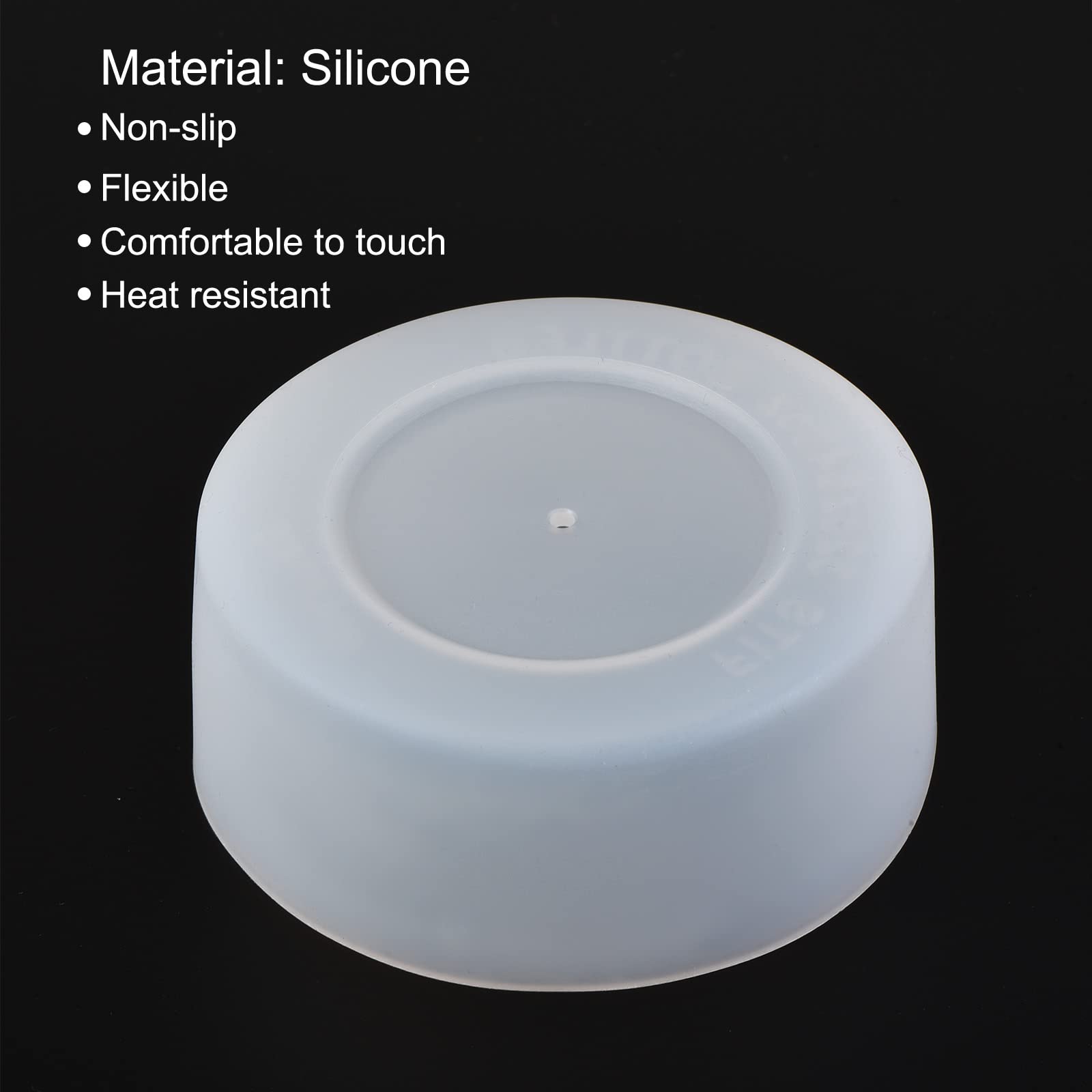 SOURCINGMAP Home & Garden protège-bouteille silicone translucide antichoc