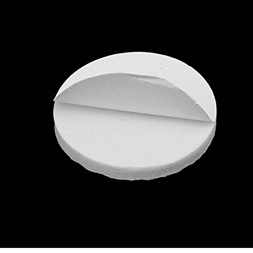 Sourcing Map Home & Garden patin meuble caoutchouc blanc 18mm 24pcs