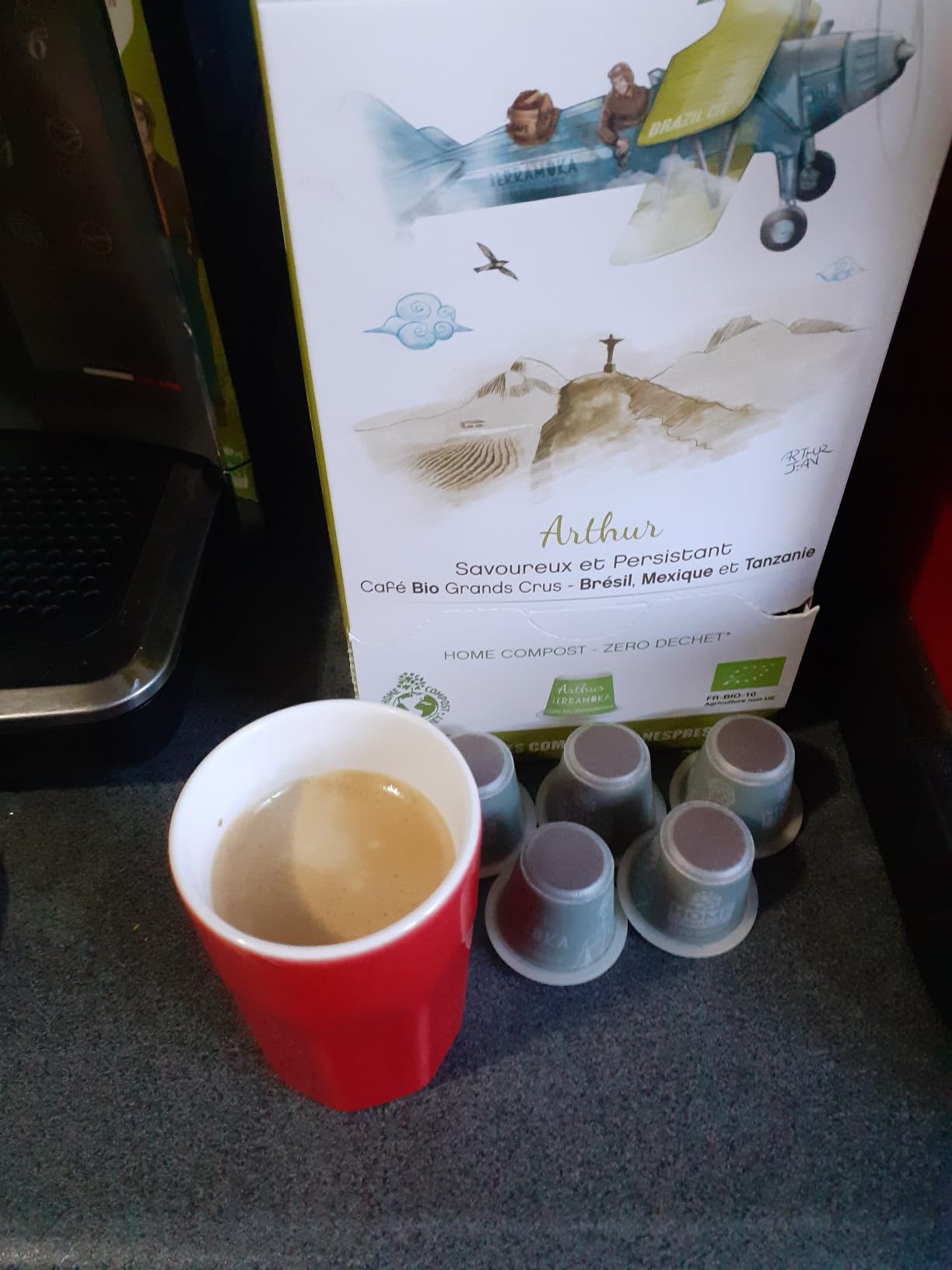 Terramoka Le jeune Arthur capsules café bio 60 riche