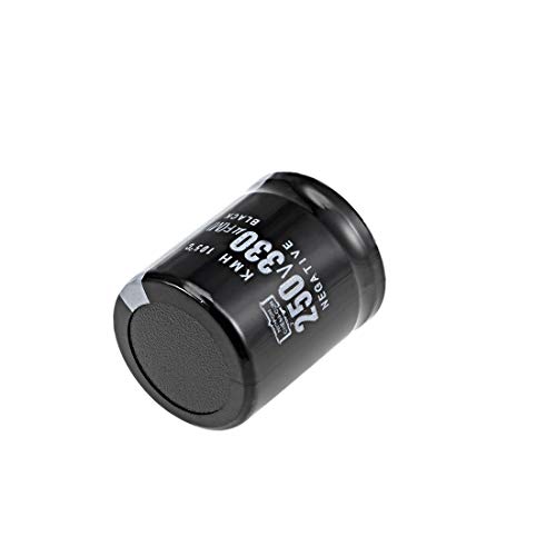 sourcing map 330uF 250V condensateur aluminium 8 pièces 105°C