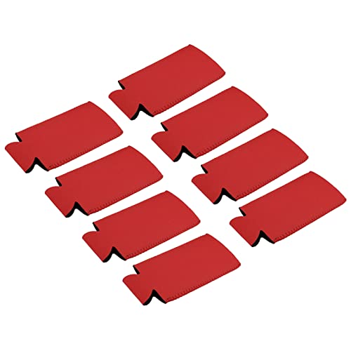 SOURCINGMAP Home & Garden manchon canette néoprène rouge 12oz lot 8
