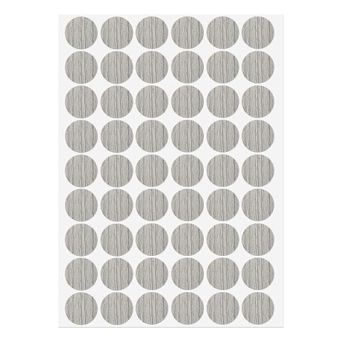 Sourcingmap Home & Garden Cache-vis adhésif 21 mm gris x54