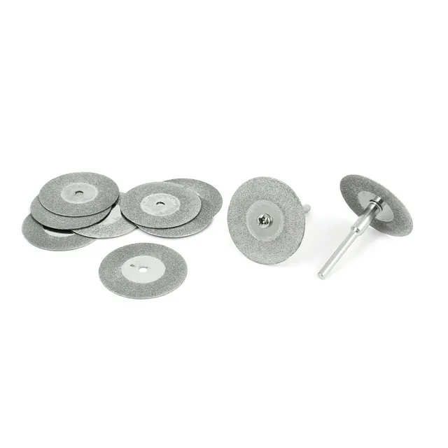 Sourcingmap Disque Diamant 30mm Meule 10 pcs + Mandrins