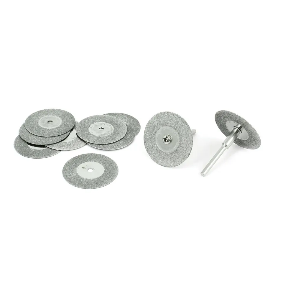 Sourcingmap Disque Diamant 30mm Meule 10 pcs + Mandrins