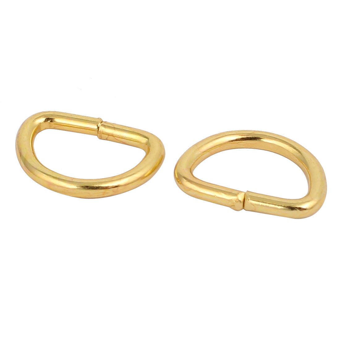 Sourcing Map Anneaux D 10mm fer soudé lot 10 boucles