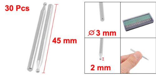 Sourcingmap Industrial fraise diamant boule 2 mm lot 30