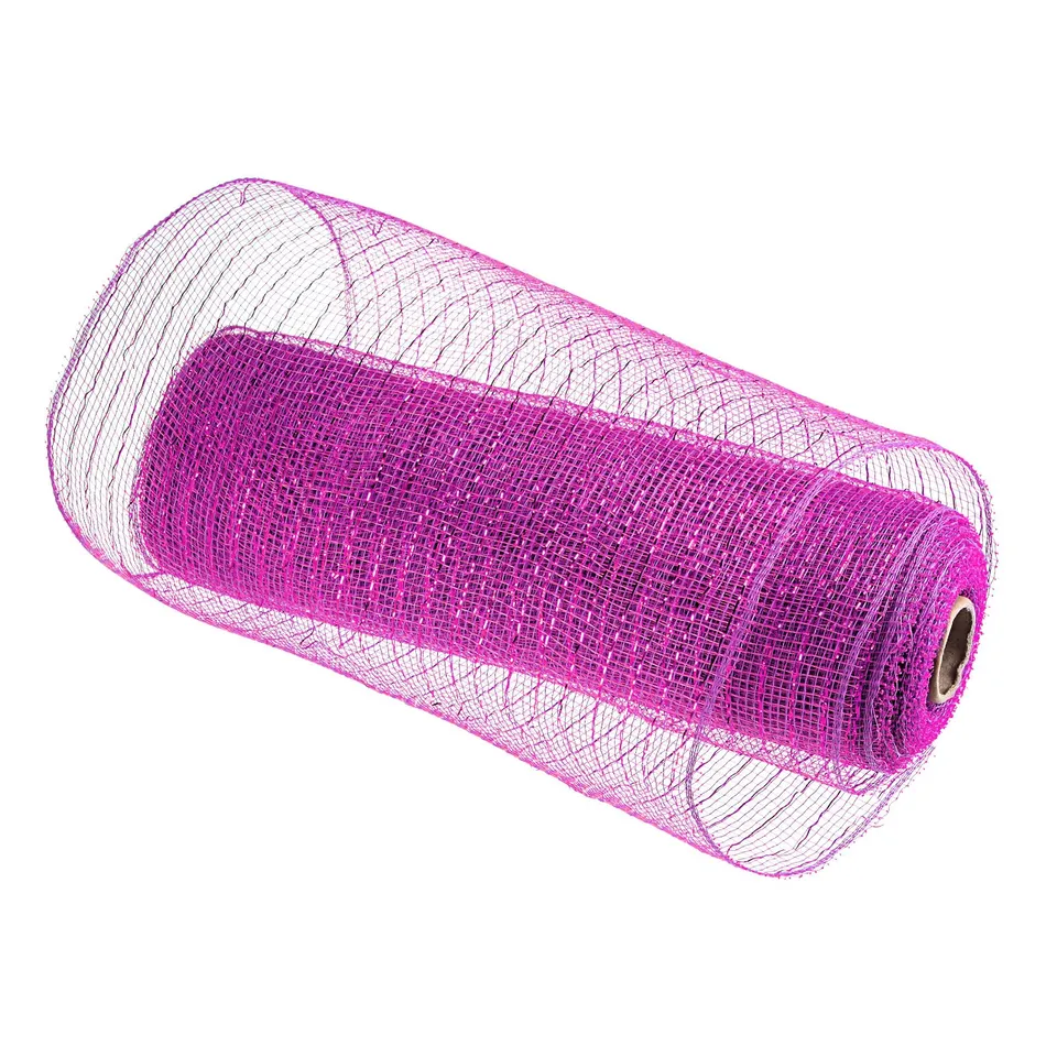 Sourcing Map Home & Garden ruban jute rose 26 cm x 9 m