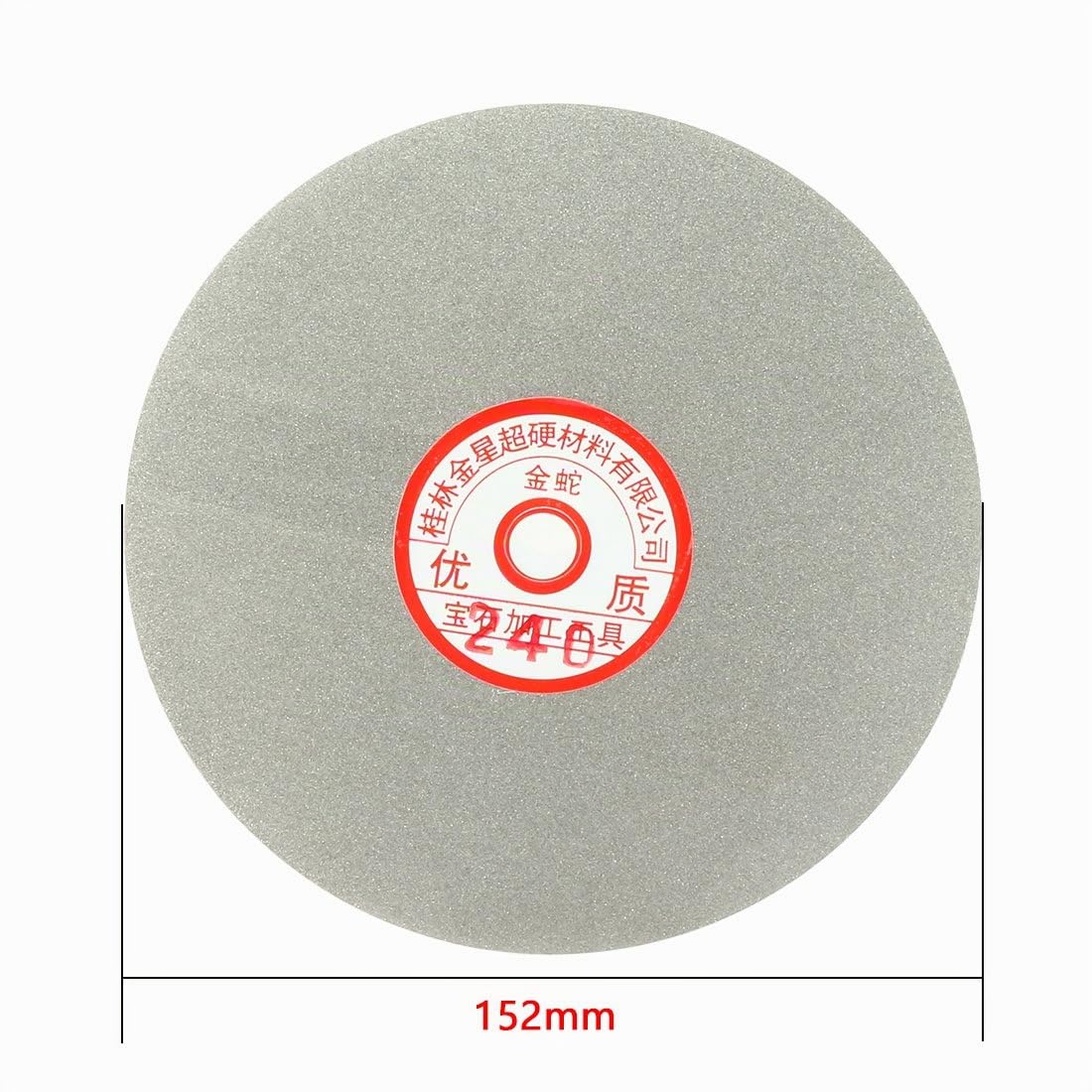 sourcing map Industrial disque diamant 15,2 cm grain 240 plat