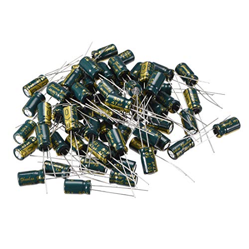 Sourcing Map Condensateur alu faible ESR 47uF 50V lot 50