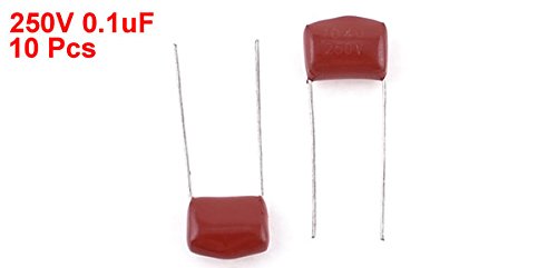 sourcingmap Industrial Condensateur Polyester 250V 0.1uF Lot 10