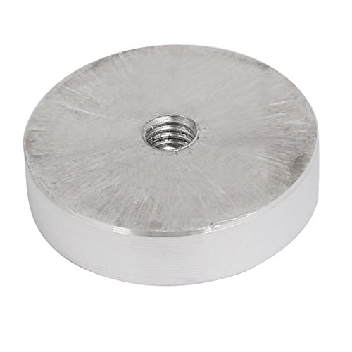 sourcingmap Disque Aluminium 40mm M8 Argent Table Verre Lot 4