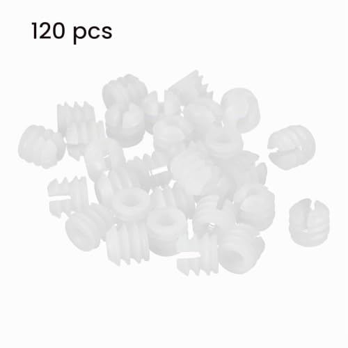 Sourcing Map Écrou Insert Nylon M6 11mm Lot 120 Meuble