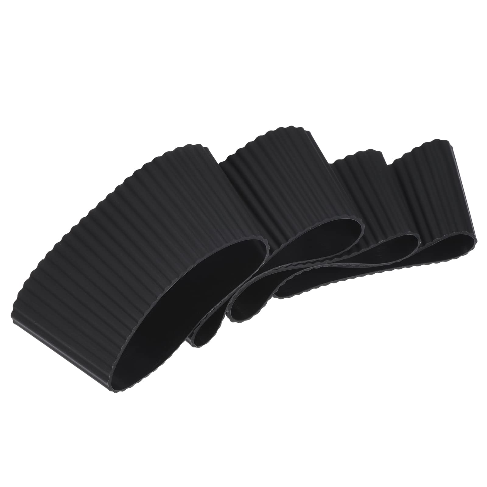 Sourcingmap Home & Garden manchon tasse silicone noir 60 mm lot 4