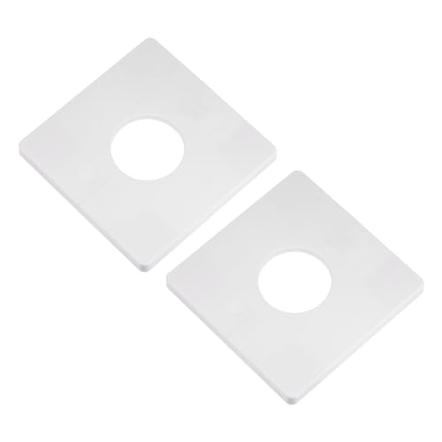 Sourcingmap Home & Garden plaque murale fendue blanc lot 2