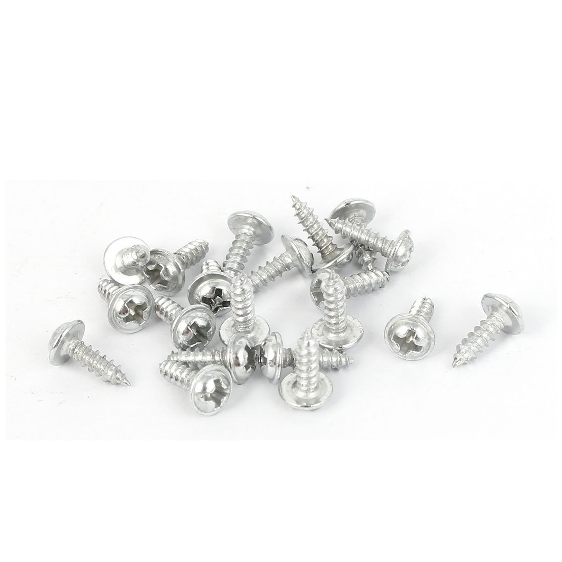 sourcing map Support cadre photo Z 30 mm argent lot 10