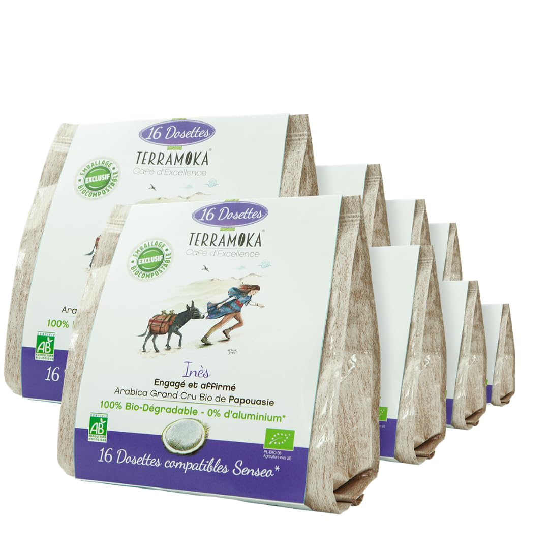 Terramoka Inès dosettes Senseo 80 bio épicé