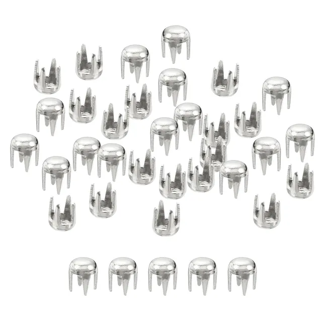 sourcingmap Clous dôme argentés 2 mm laiton lot de 200