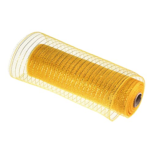 sourcingmap Home & Garden ruban maille jute or 1 rouleau imperméable