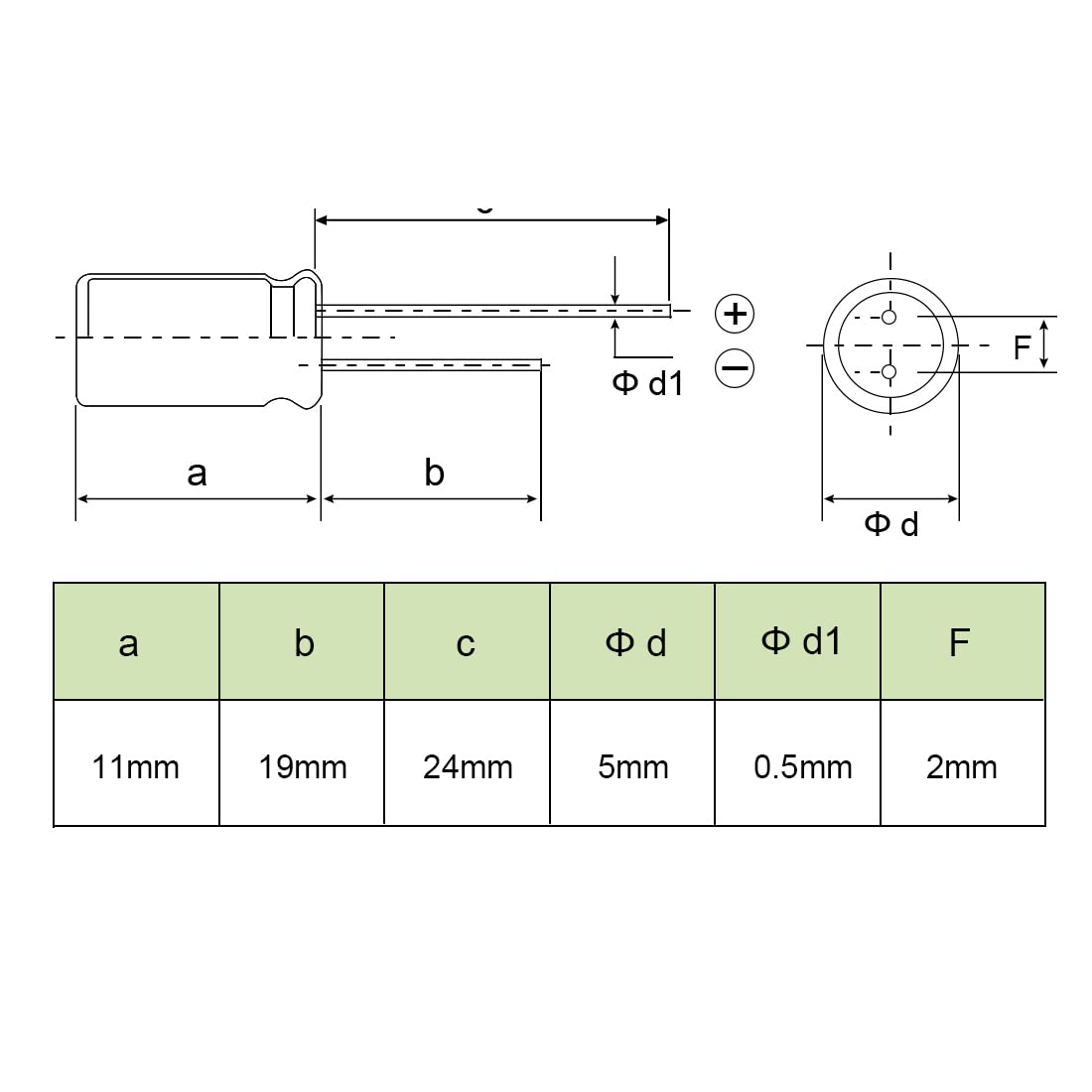 sourcing map 2.2uF 100V condensateur électrolytique 100pcs 5x11mm