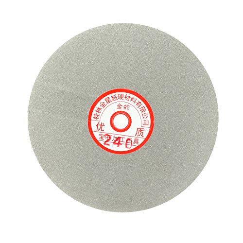 sourcing map Industrial disque diamant 15,2 cm grain 240 plat
