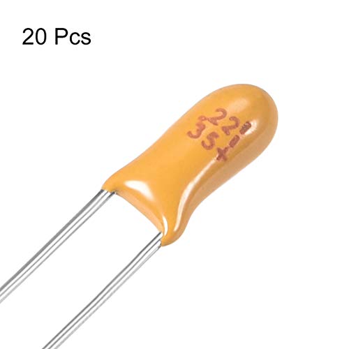 Sourcingmap condensateur tantale 0,22µF 35V lot de 20
