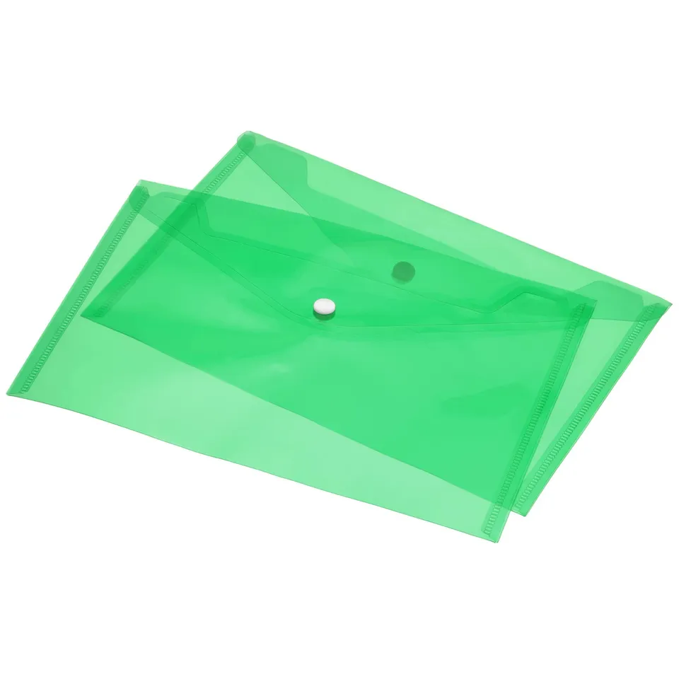 sourcing map chemise A5 verte lot 12 plastique PP