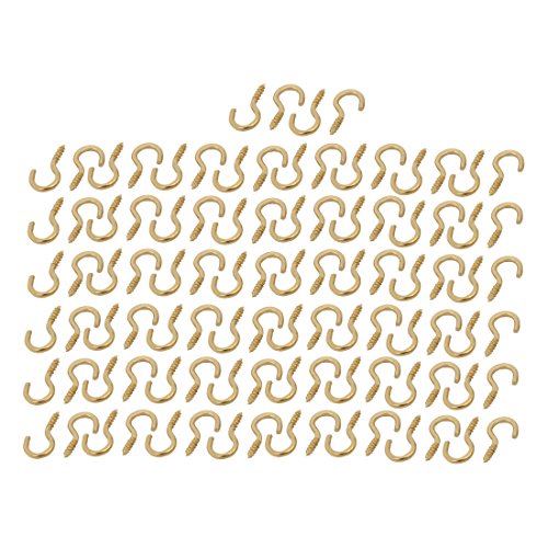 sourcingmap crochet vis laiton 16mm lot 100 autotaraudeur