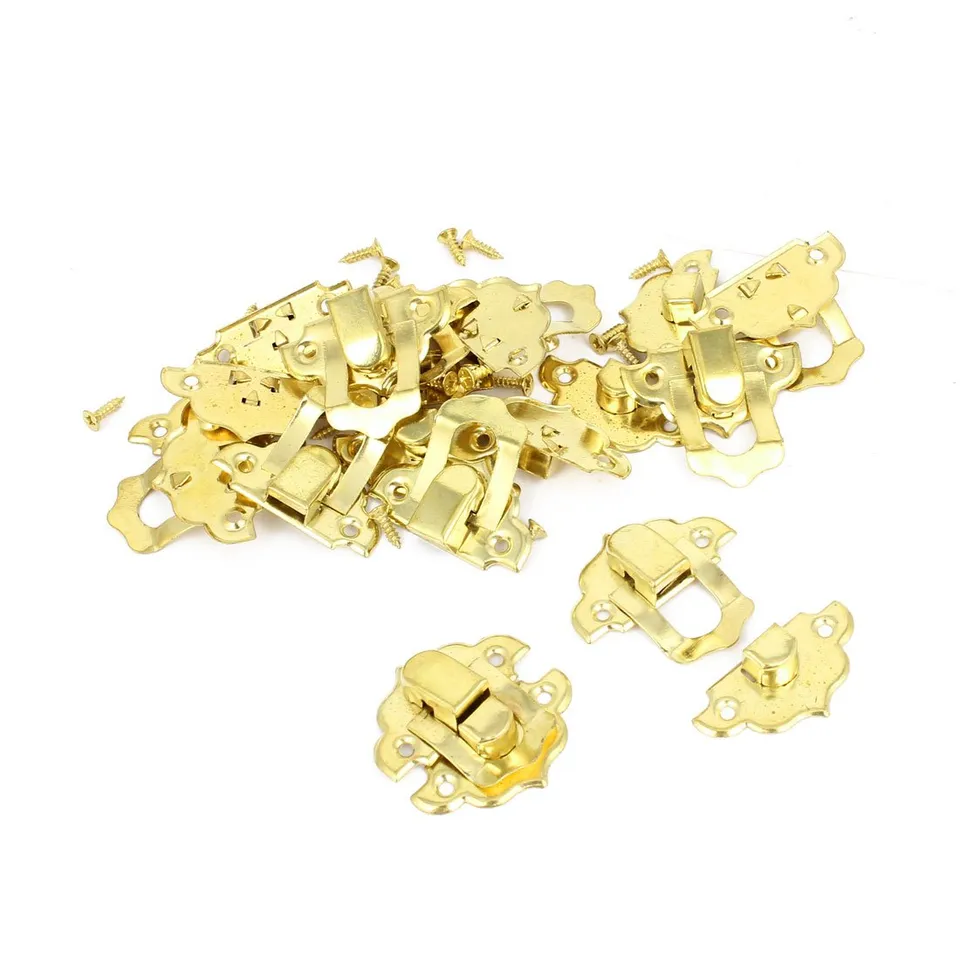 sourcingmap loquet boîte laiton 28 mm lot de 10