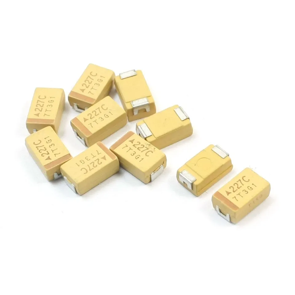 Sourcingmap Condensateur Tantale 220µF 16V Type D Lot 10