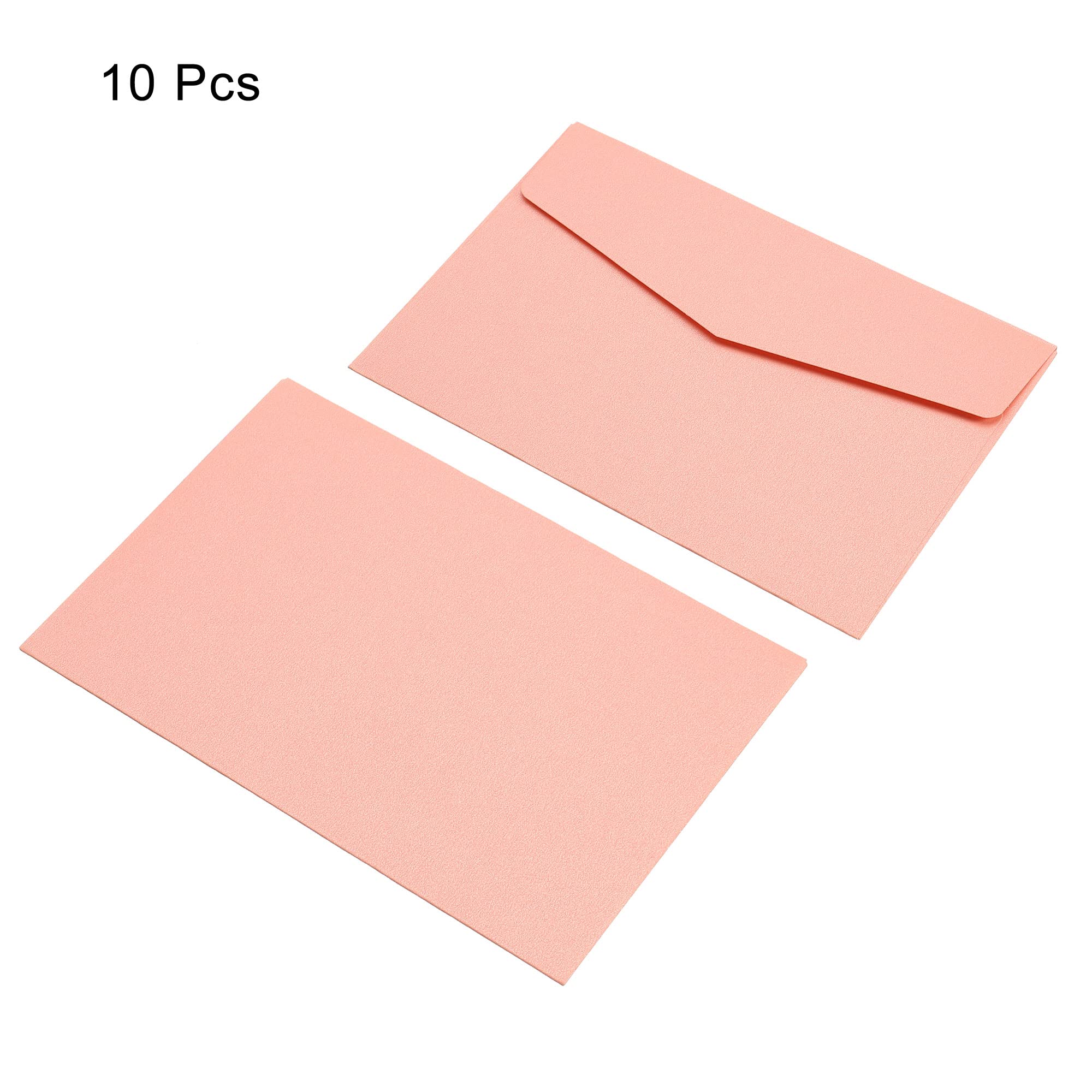 sourcing map enveloppe rose 11x16cm lot 10 papier perlé