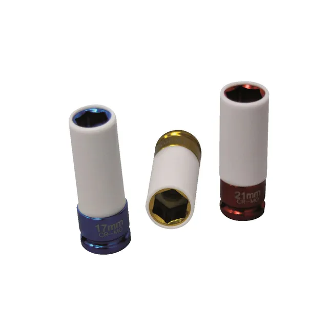 Precision Steel douilles clé à choc 1/2" 17-19-21 mm
