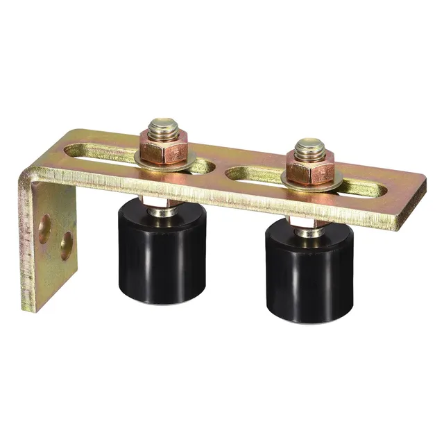 Sourcingmap Home & Garden guide rouleau portail nylon noir 40 mm