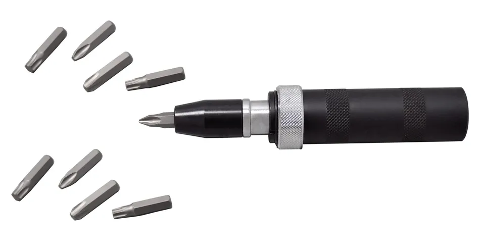 Precision Steel Outillage à main tournevis à frapper 13 embouts