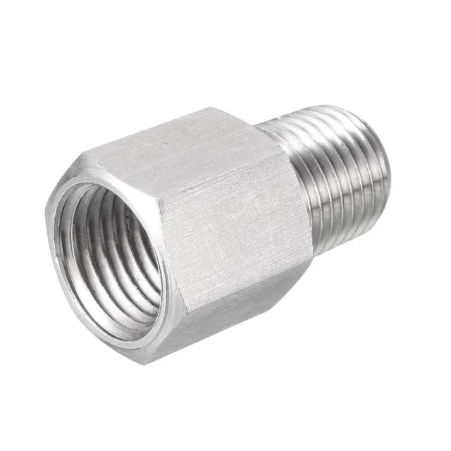 Sourcingmap adaptateur raccord 1/4 PT M14x1,5 inox
