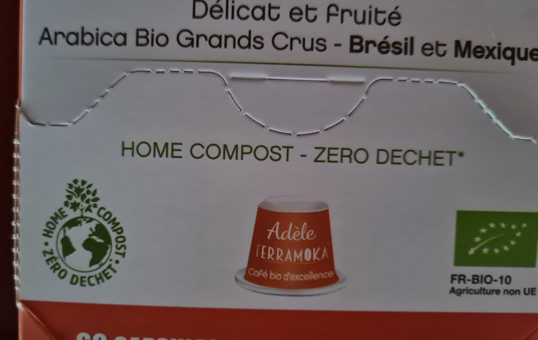 Terramoka Mademoiselle Adèle capsule café bio x60 arabica