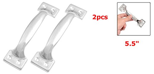 Sourcingmap Poignée Meuble Inox 14cm lot 2 argent