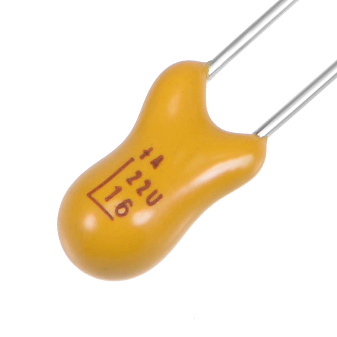 Sourcing Map 22uF 16V condensateur tantale 20 pcs radial jaune