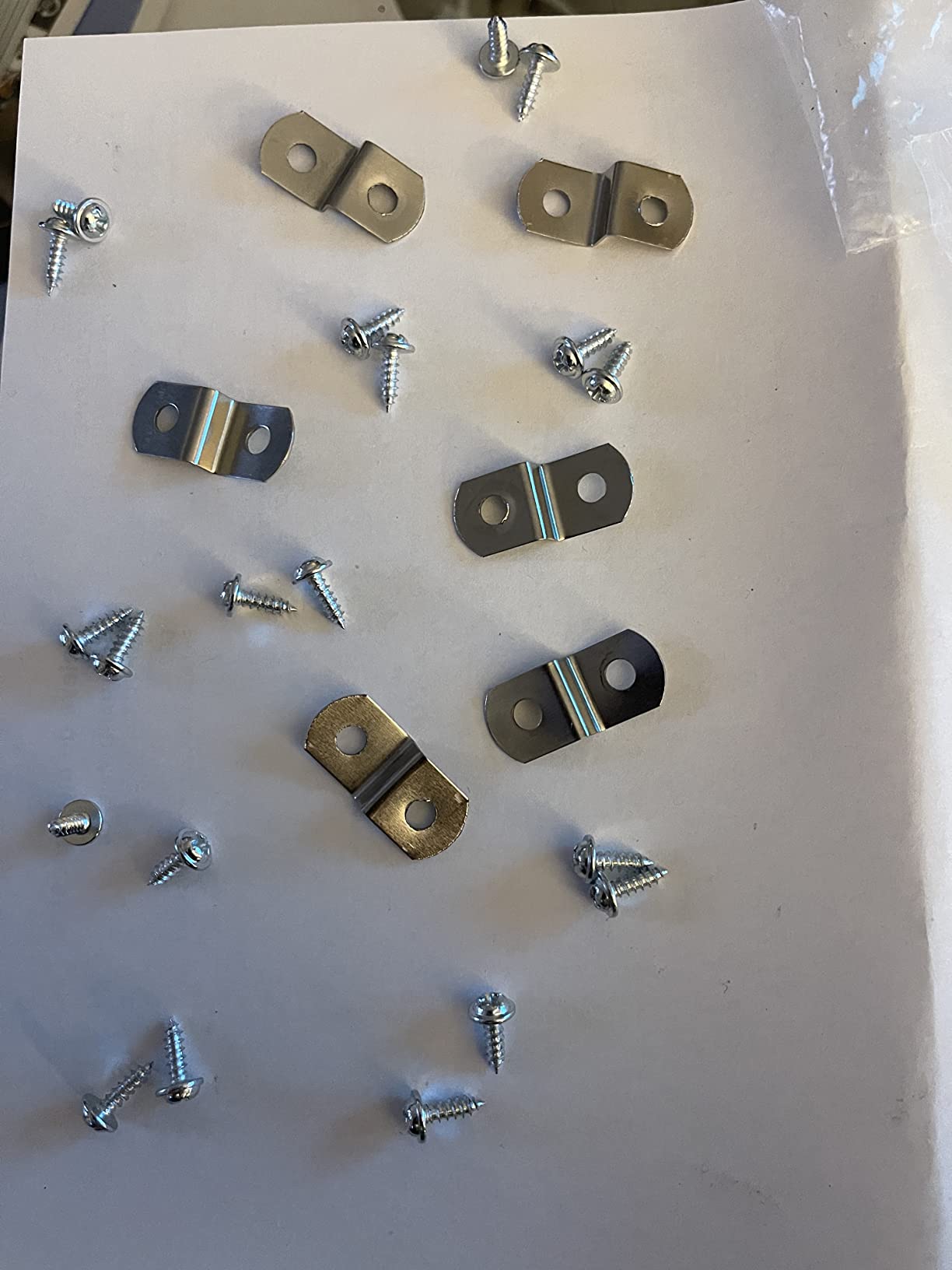 sourcing map Support cadre photo Z 30 mm argent lot 10