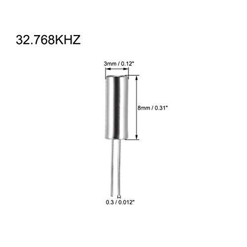 Sourcingmap Quartz 32.768KHz 3x8mm Oscillateur 30 Pièces DIP