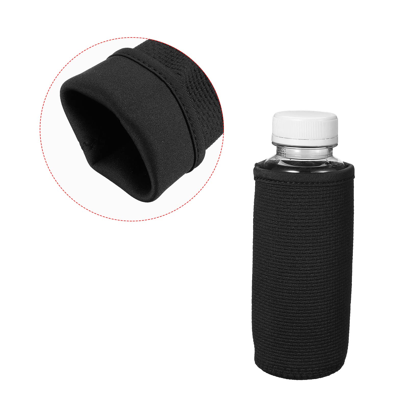 Sourcing map manchon canette néoprène noir 4 pièces isotherme