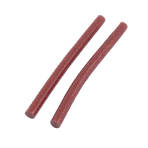 Sourcingmap Home & Garden bâton colle chaude 100x7mm rouge foncé x10 EVA