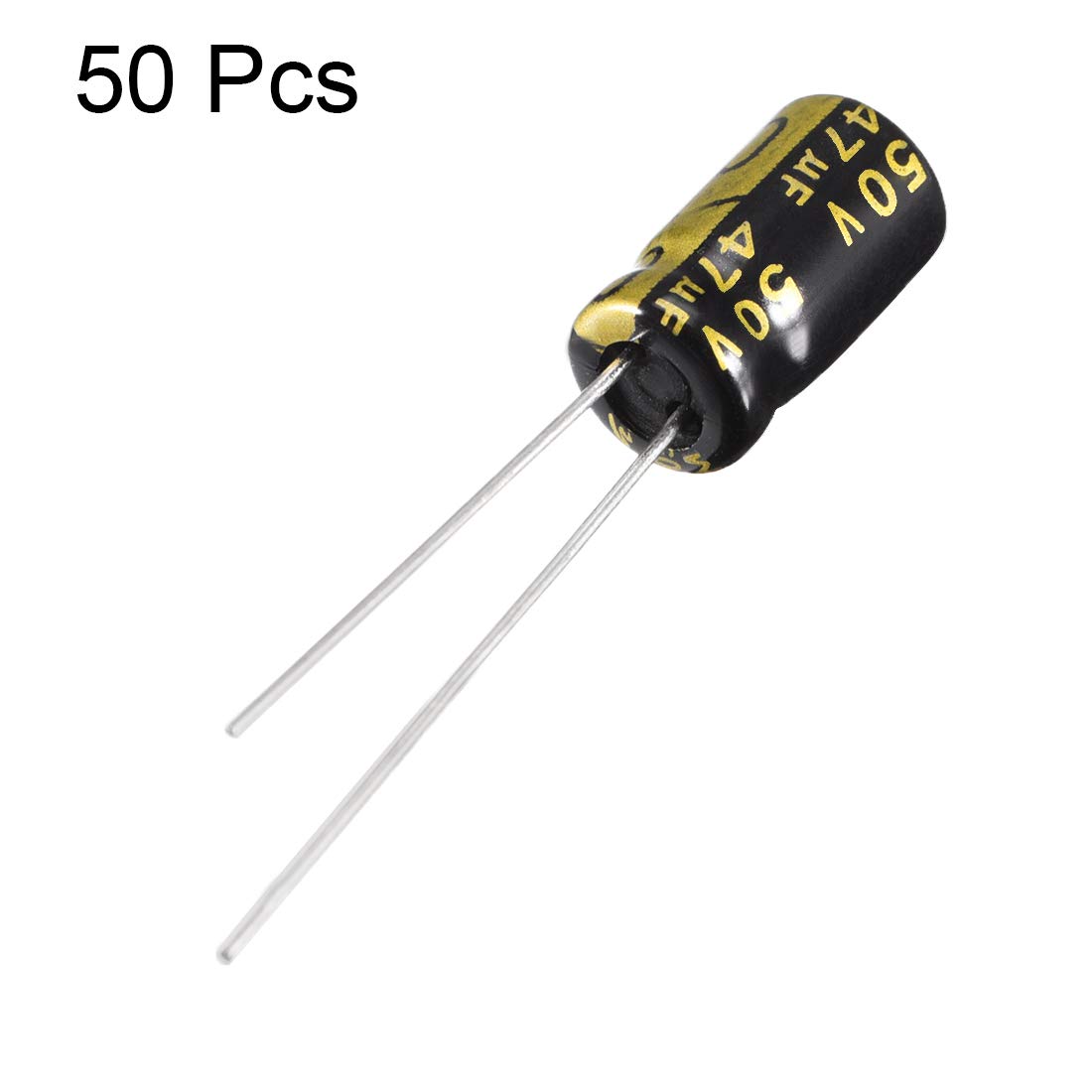 Sourcingmap 47uF 50V condensateur électrolytique 6x11mm lot 50